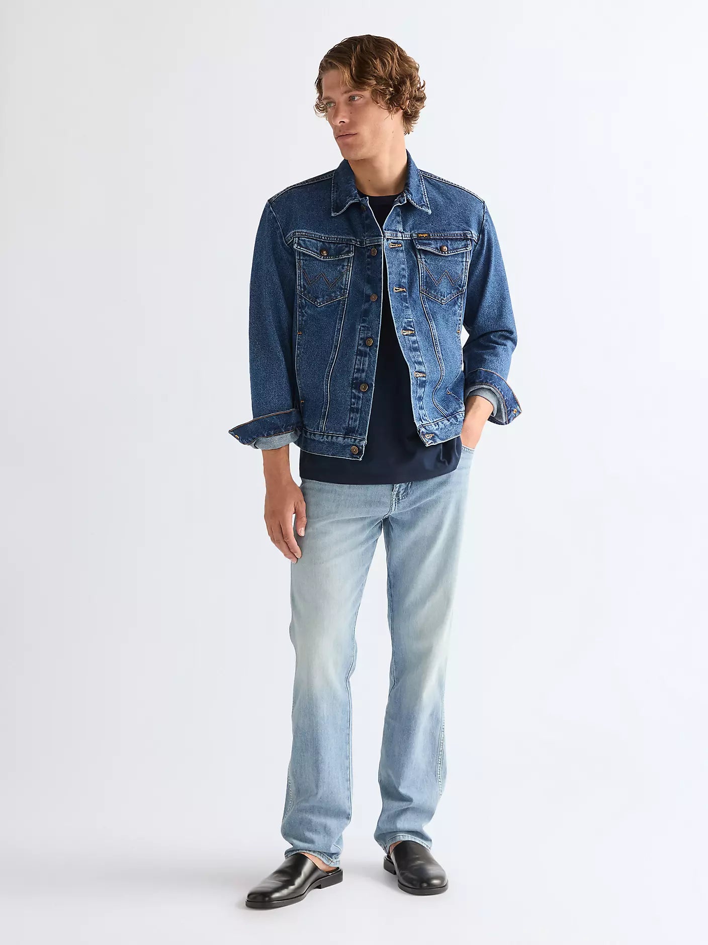 Regular Cowboy Cut Jacket – Ikonisk jeansjacka med äkta cowboykänsla