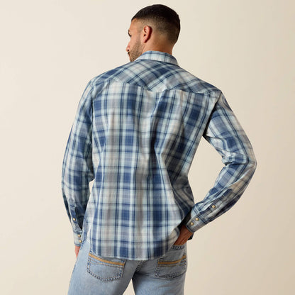 Retro Heathcliff Fitted Western Snap Shirt