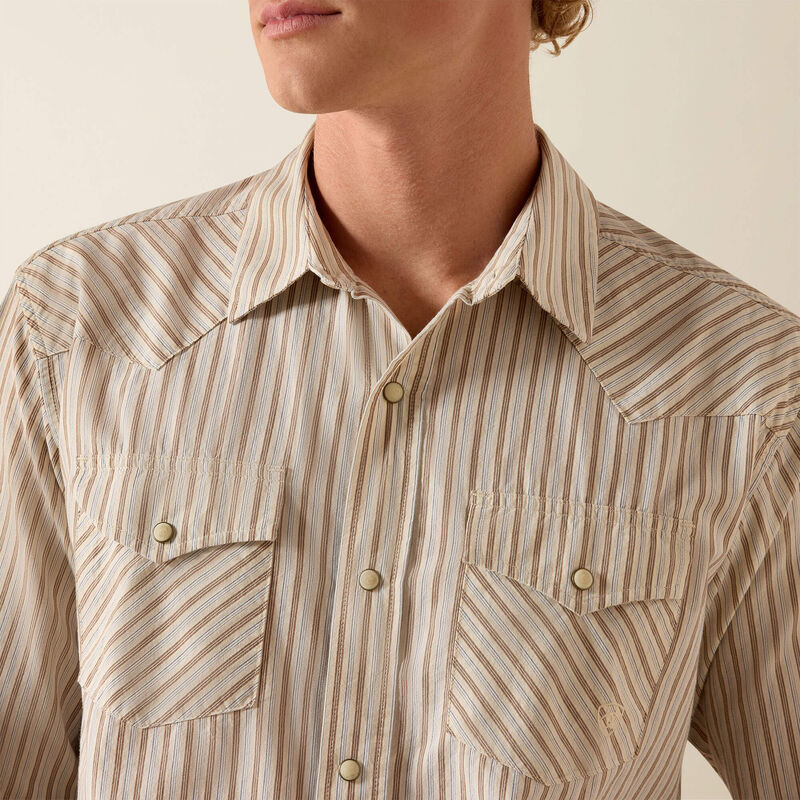 Retro Hesper Fitted Western Snap Shirt