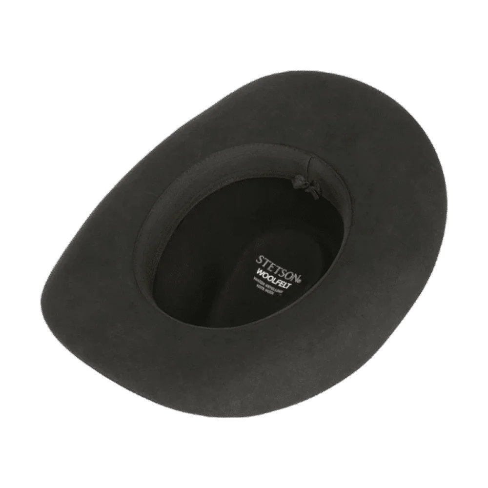 Stetson Western Woolfelt Svart med Asahi Guard