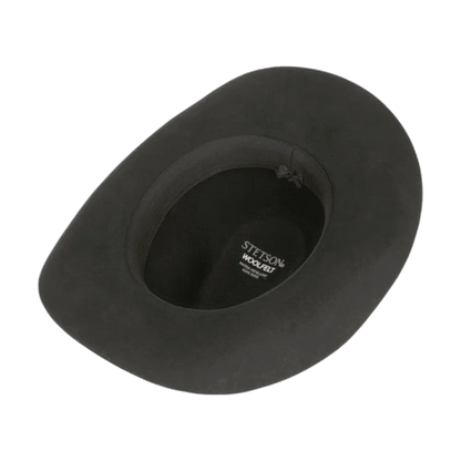 Stetson Western Woolfelt Svart med Asahi Guard