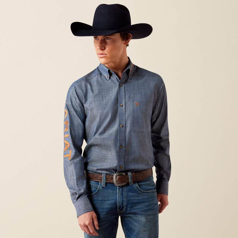 Team Logo Twill Fitted Shirt