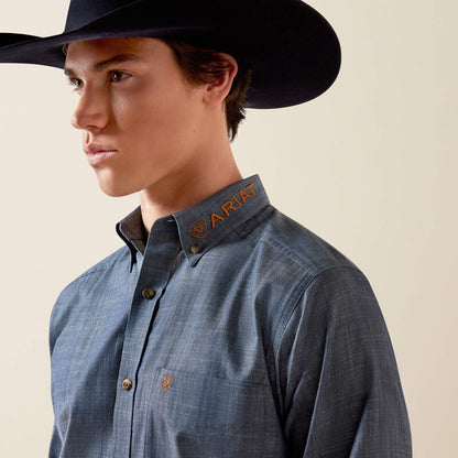 Team Logo Twill Fitted Shirt