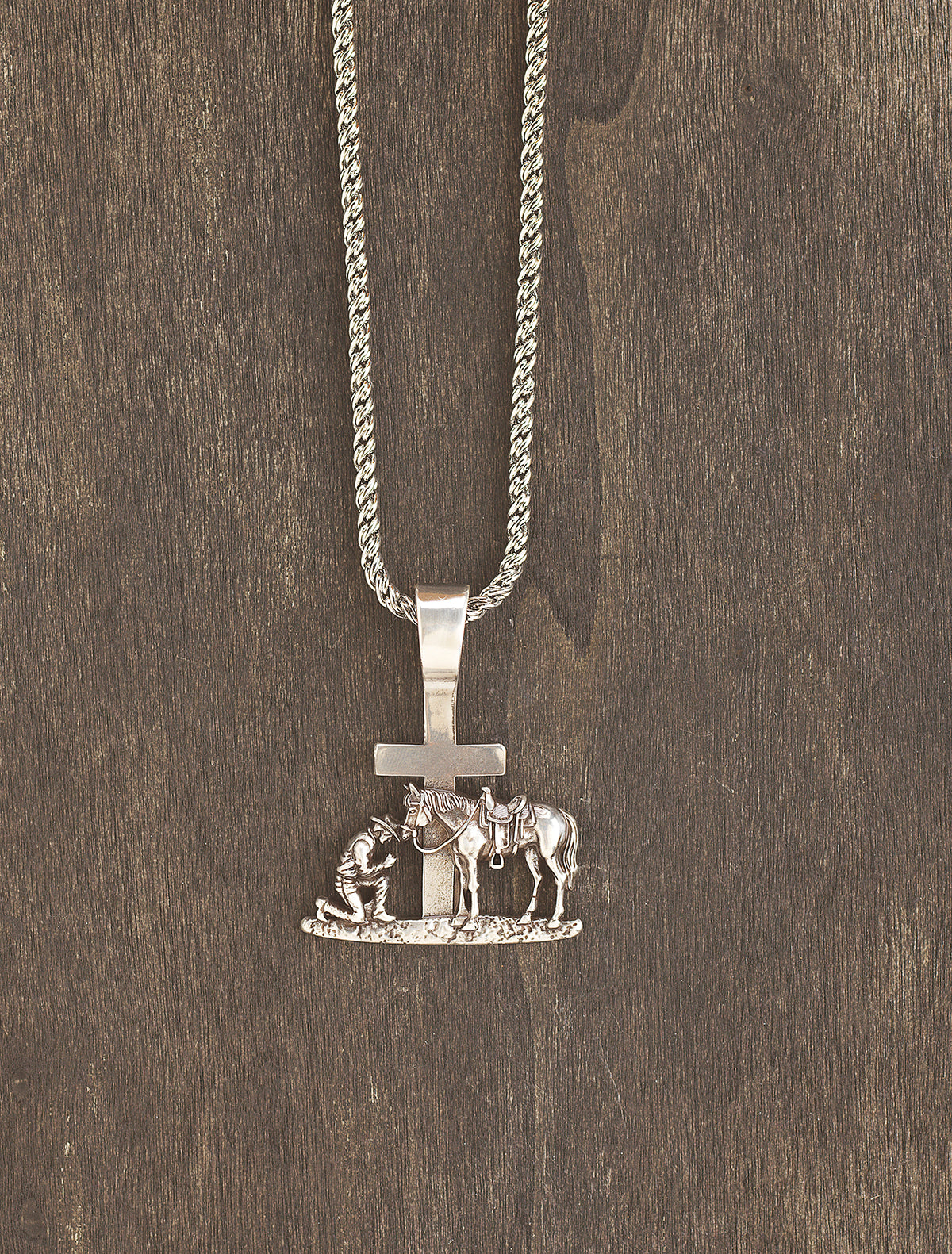 Twister Necklace Cowboy Prayer