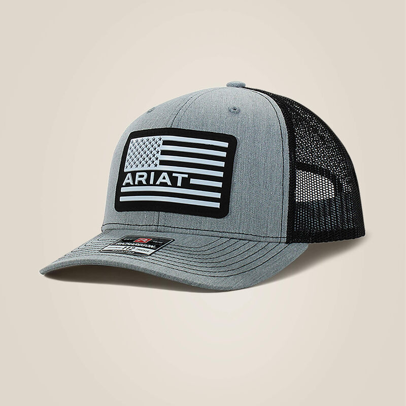 USA Flag Patch Logo Trucker Cap