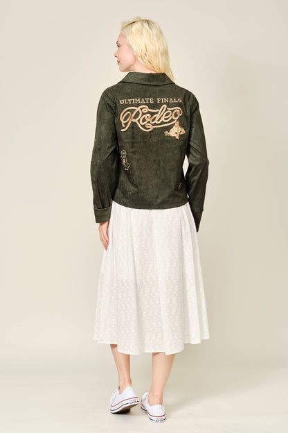Rodeo Westernjacka – Forest Green.