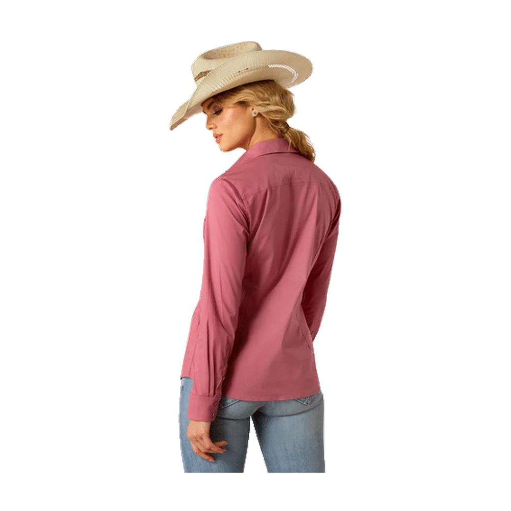Team Kirby Western Shirt Rose Wine Ariat