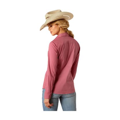 Team Kirby Western Shirt Rose Wine Ariat