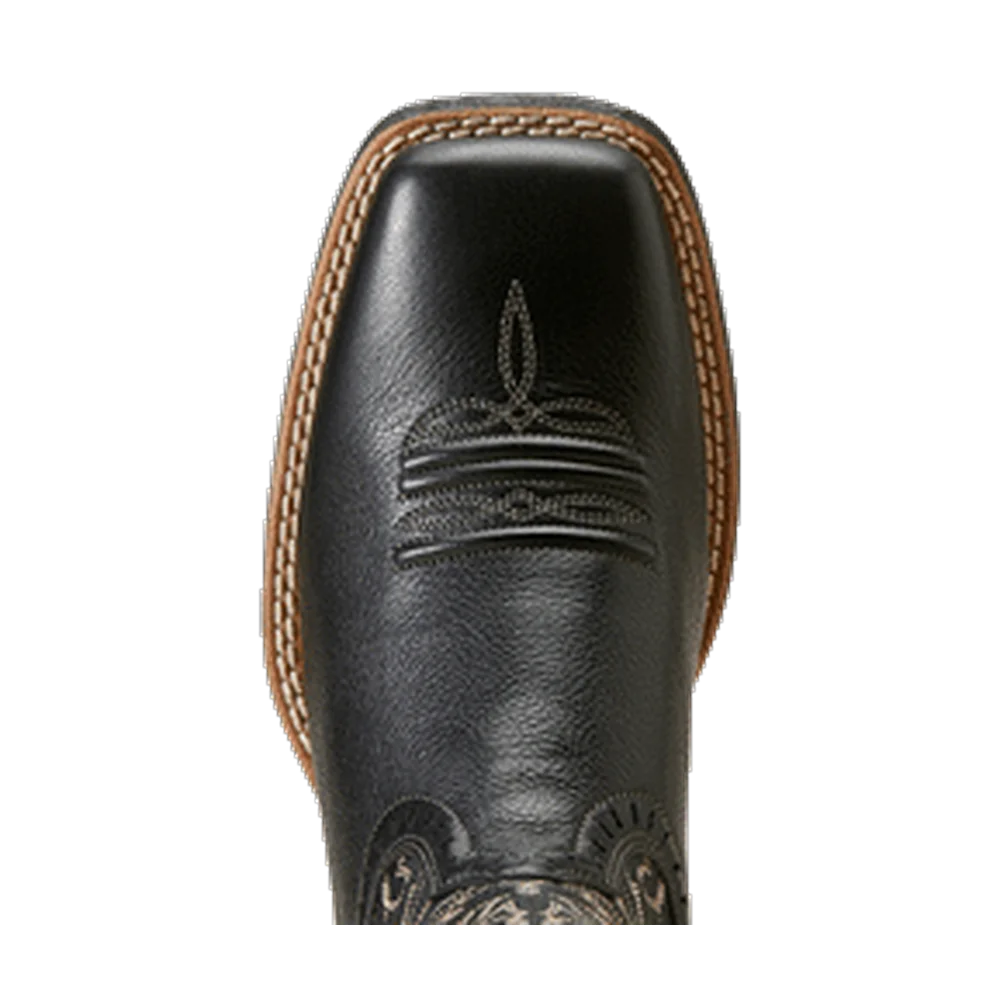 Round Up Remuda Black Western Boots Ariat