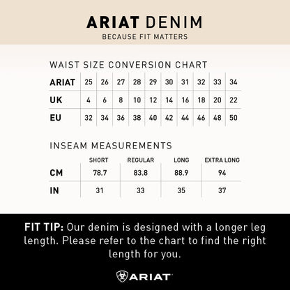 Mid Rise Stretch Outseam Skinny Ella Celestial Jeans - Ariat