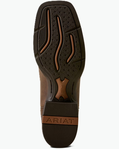 Ariat Round Up Ryder Dark Cacao/ Distressed Leopard