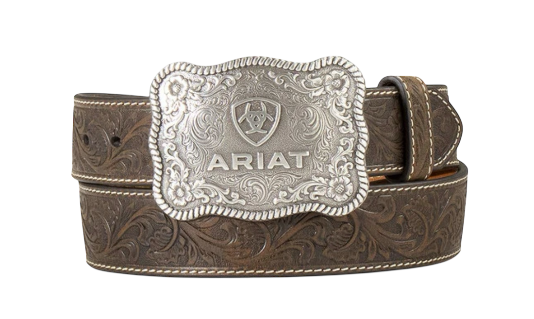 Ariat Floral Light Brown Med Ariatspänne