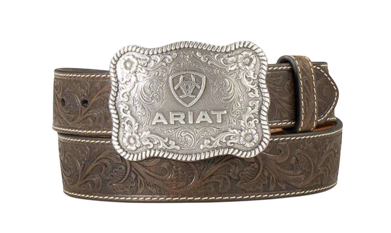 Ariat Floral Light Brown Med Ariatspänne