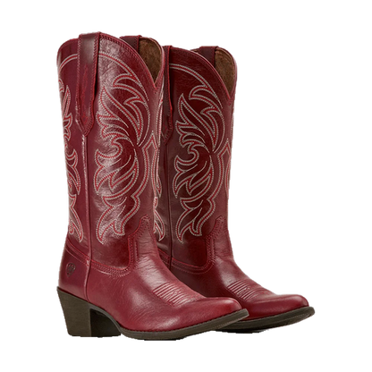 Heritage J Toe Sangria Western Boot Ariat