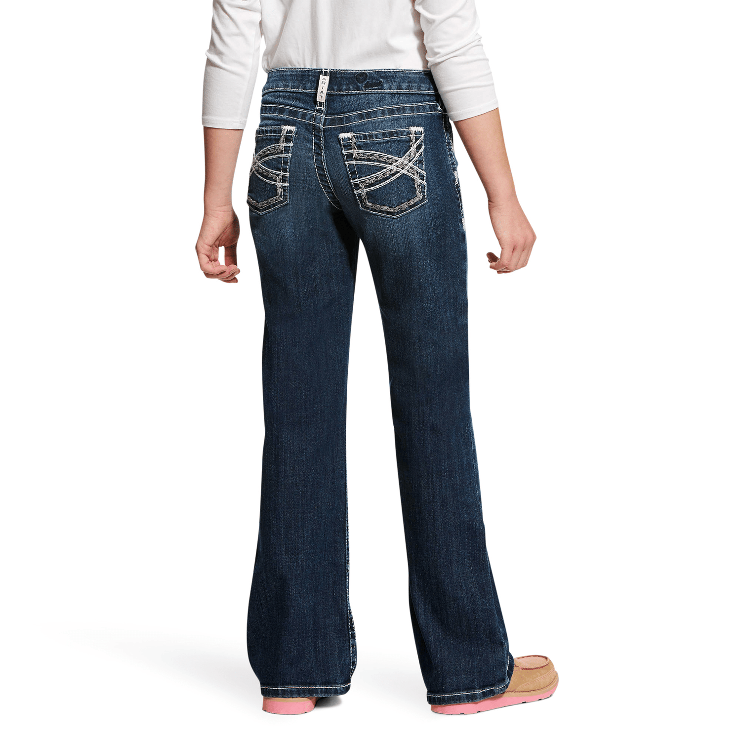 Girls Entwined Boot Cut Jeans Dresden Ariat