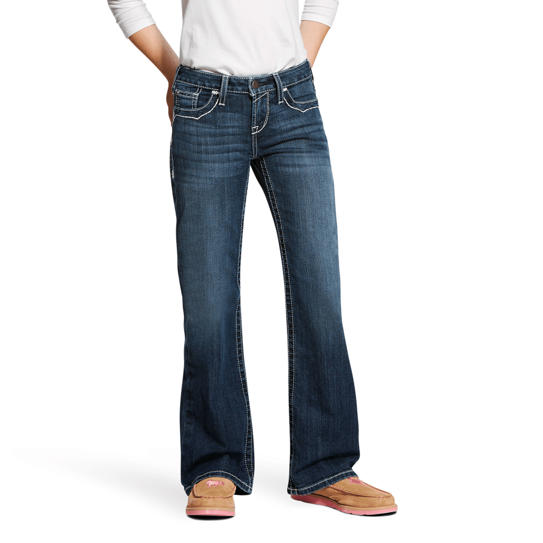 Girls Entwined Boot Cut Jeans Dresden Ariat
