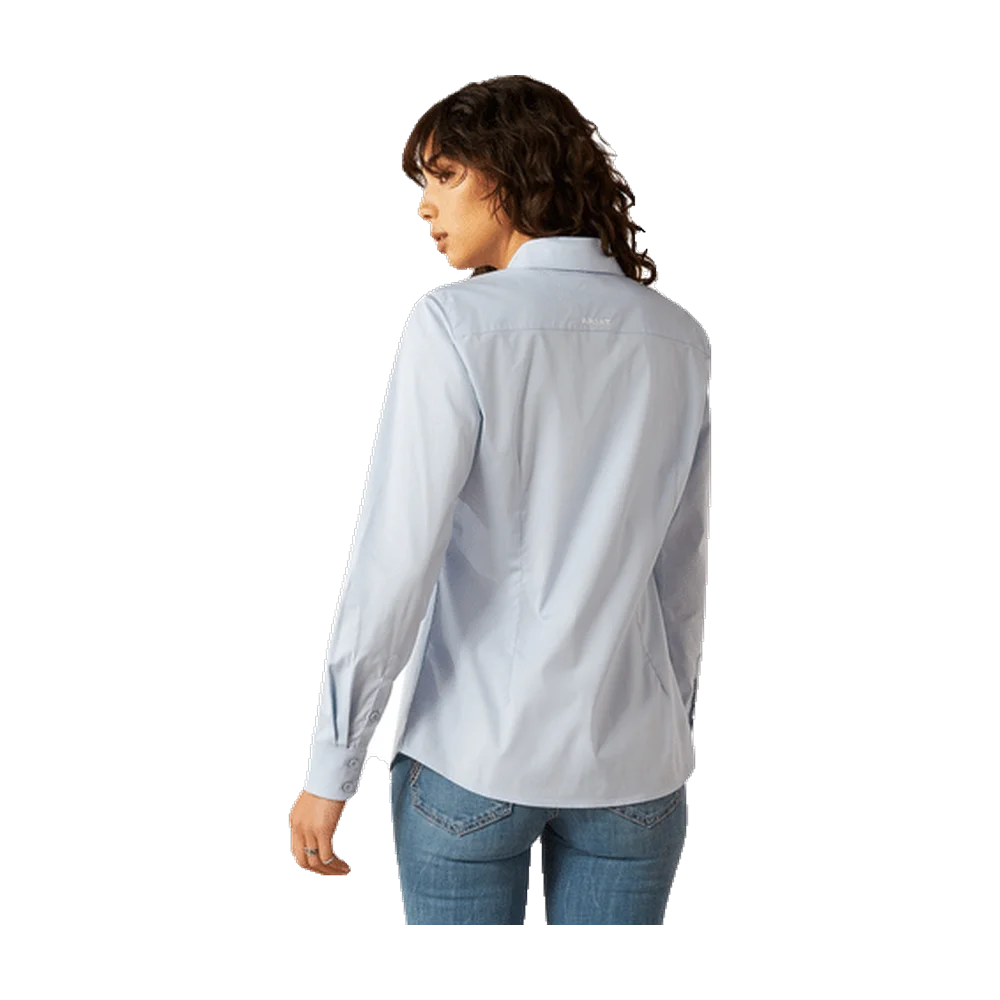 Team Kirby Stretch Western Shirt Kentucky Blue Ariat