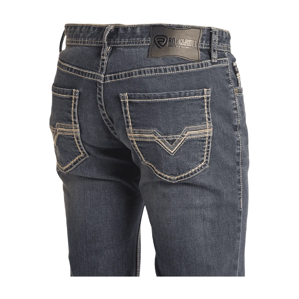 Rock&amp;Roll Denim Raised Straight Leg Jeans