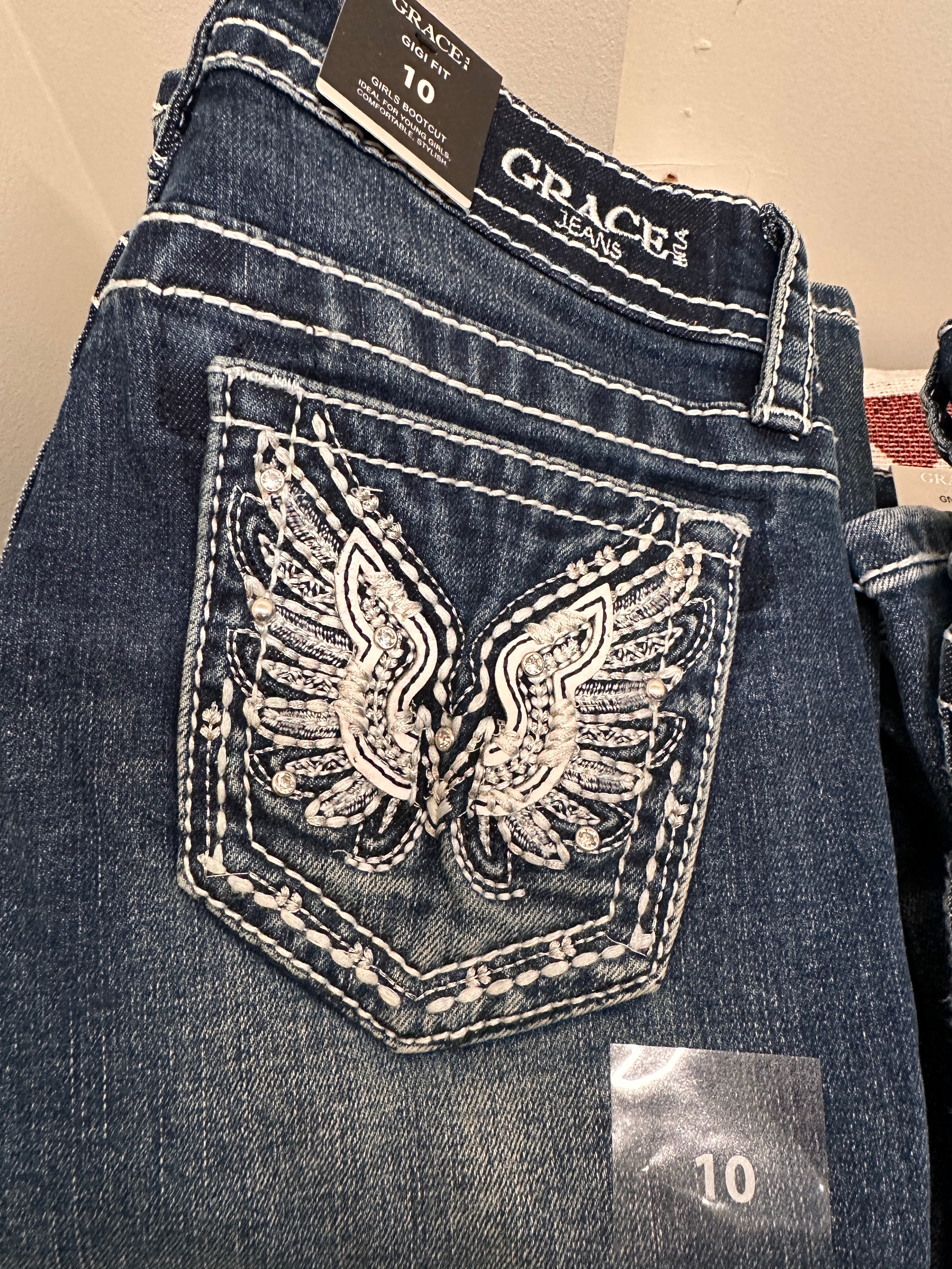 Wing Bootcut Barnjeans