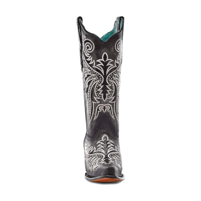 Corral Black Overlay Western Boots Dam