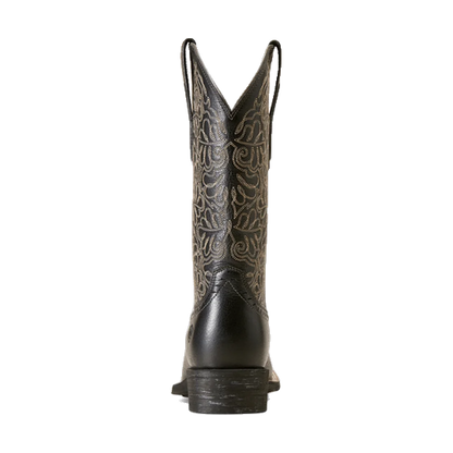 Round Up Remuda Black Western Boots Ariat