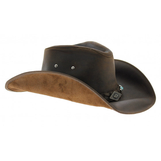Bullhide Royston Chocolate Leather Rodeo Hat