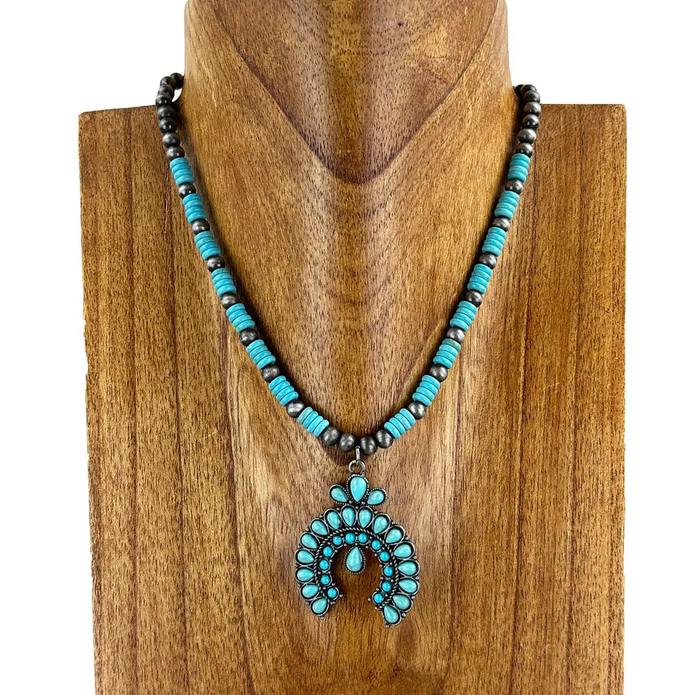 Najavo Pearl Turkos Halsband