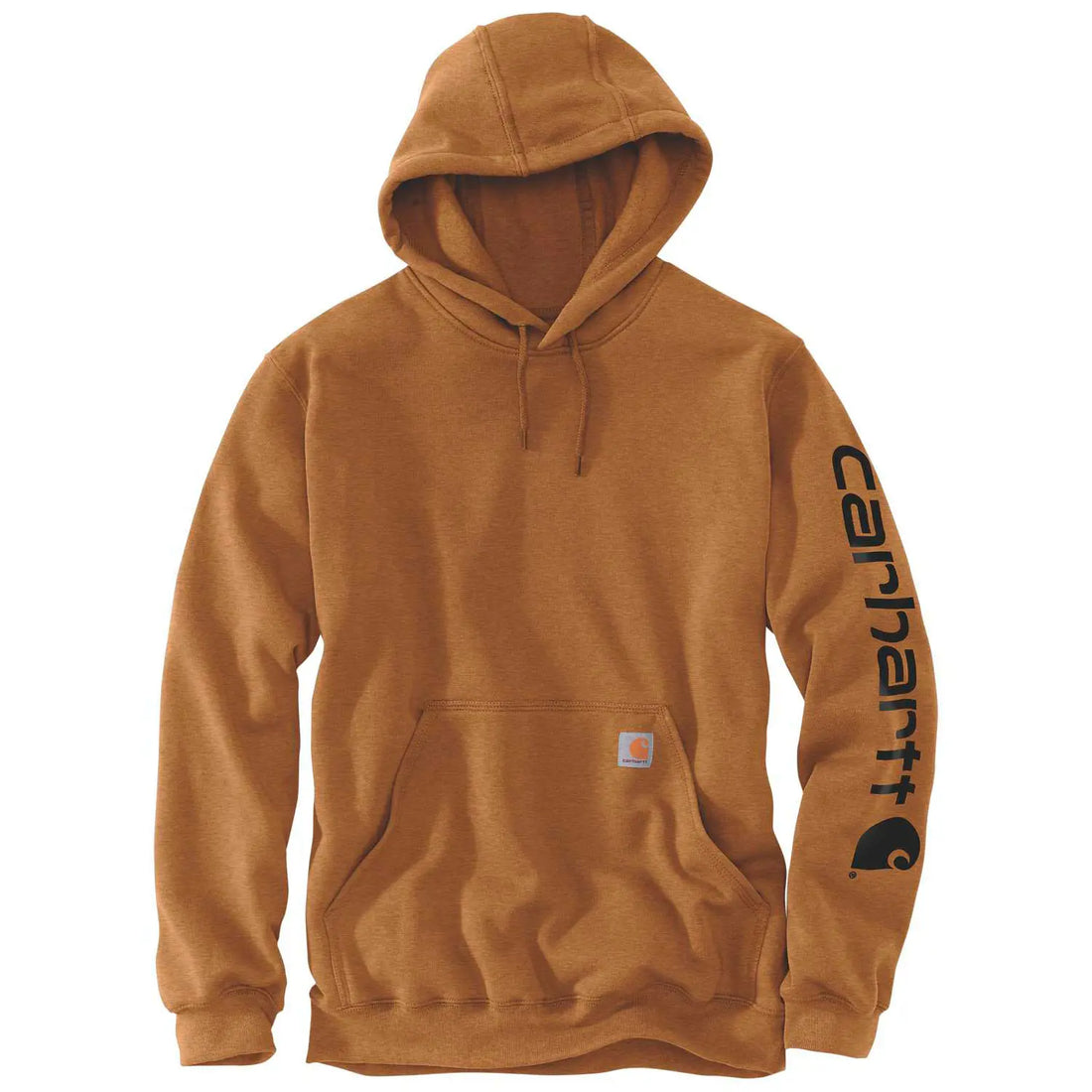 Carhartt Sleeve Logo Hoodie Brown