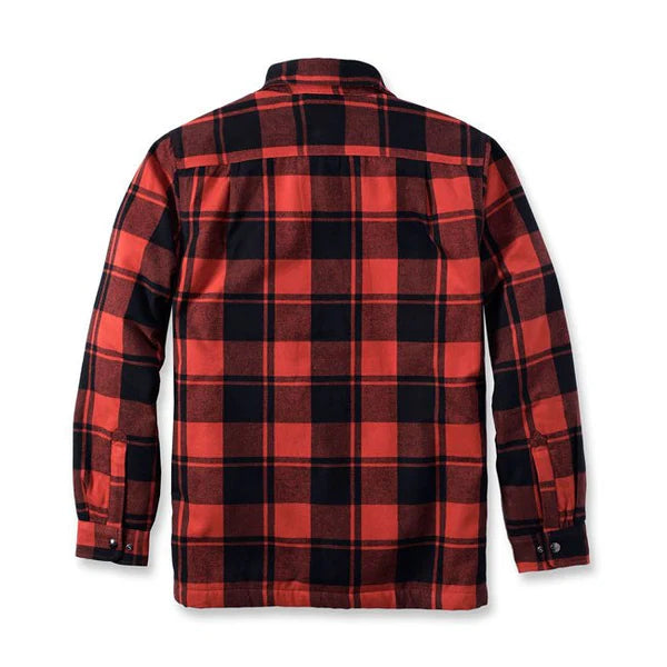 Carhartt Sherpa Lined Flannel Plaid Skjorta
