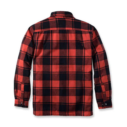Carhartt Sherpa Lined Flannel Plaid Skjorta