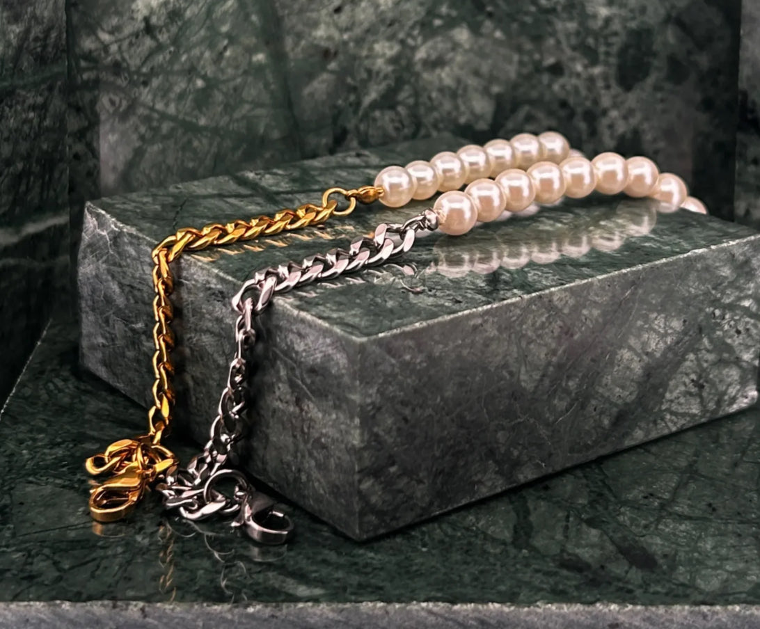 Pärlarmband Chunky Pearl