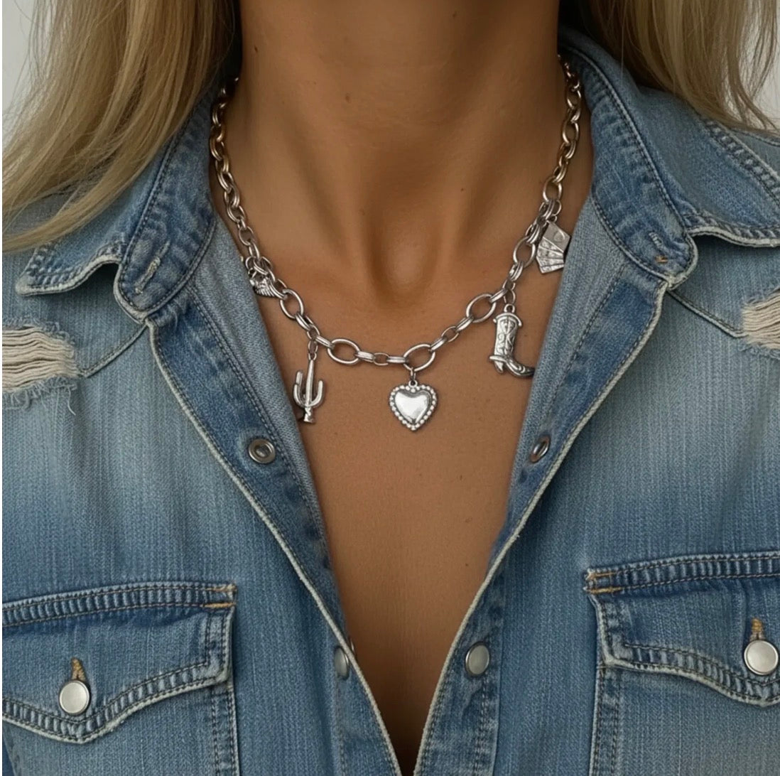 Cowgirl Berlock halsband