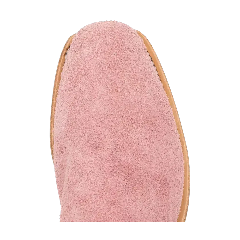 Fenoglio Pink Roughout w/Turquoise - Damboots i Rosa
