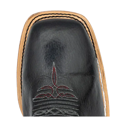 Cowboy Boots Fenoglio Boot Co Black Deertan w/Red Style