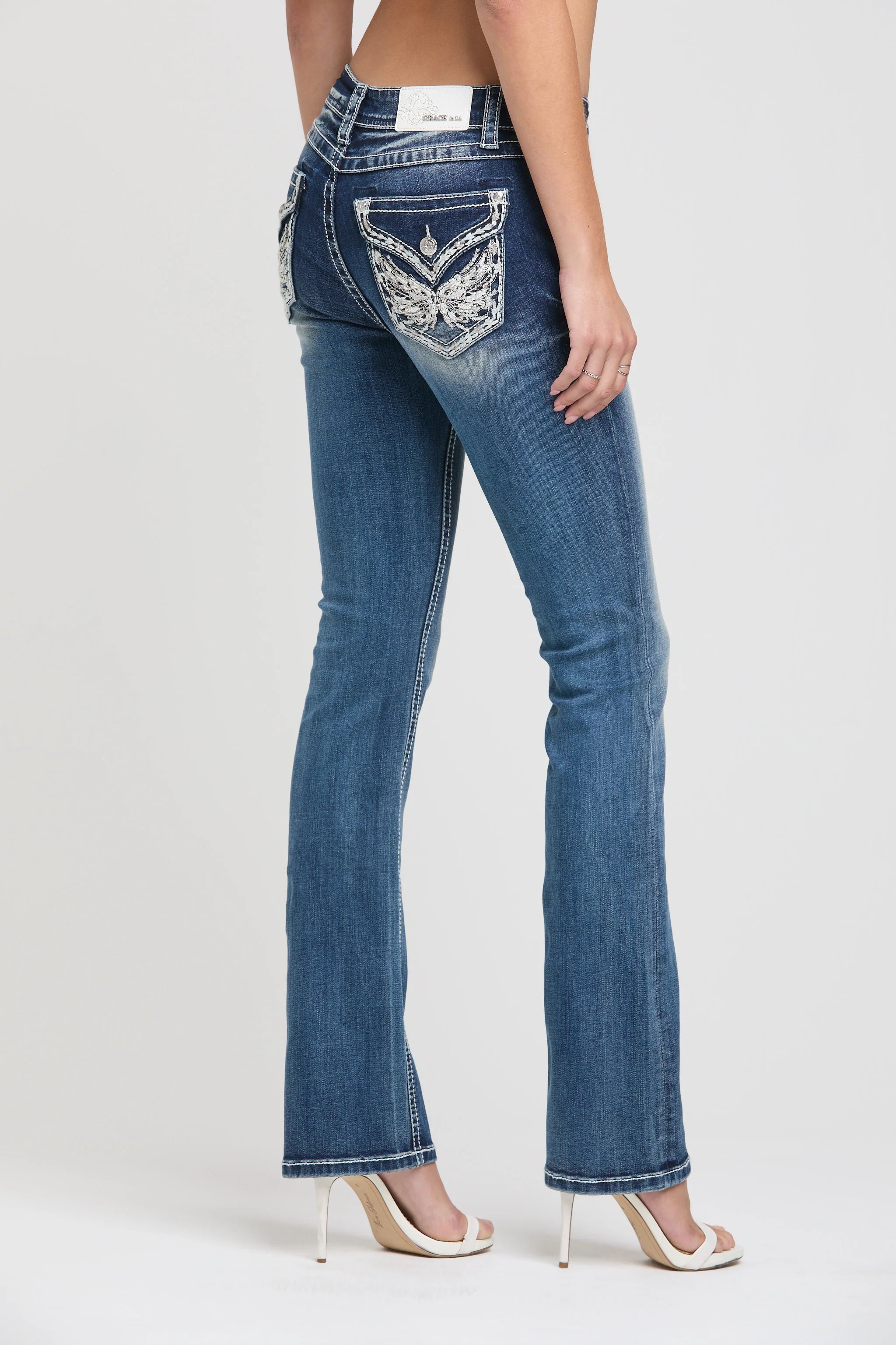 Wing Modify Boot Cut Jeans Grace In La