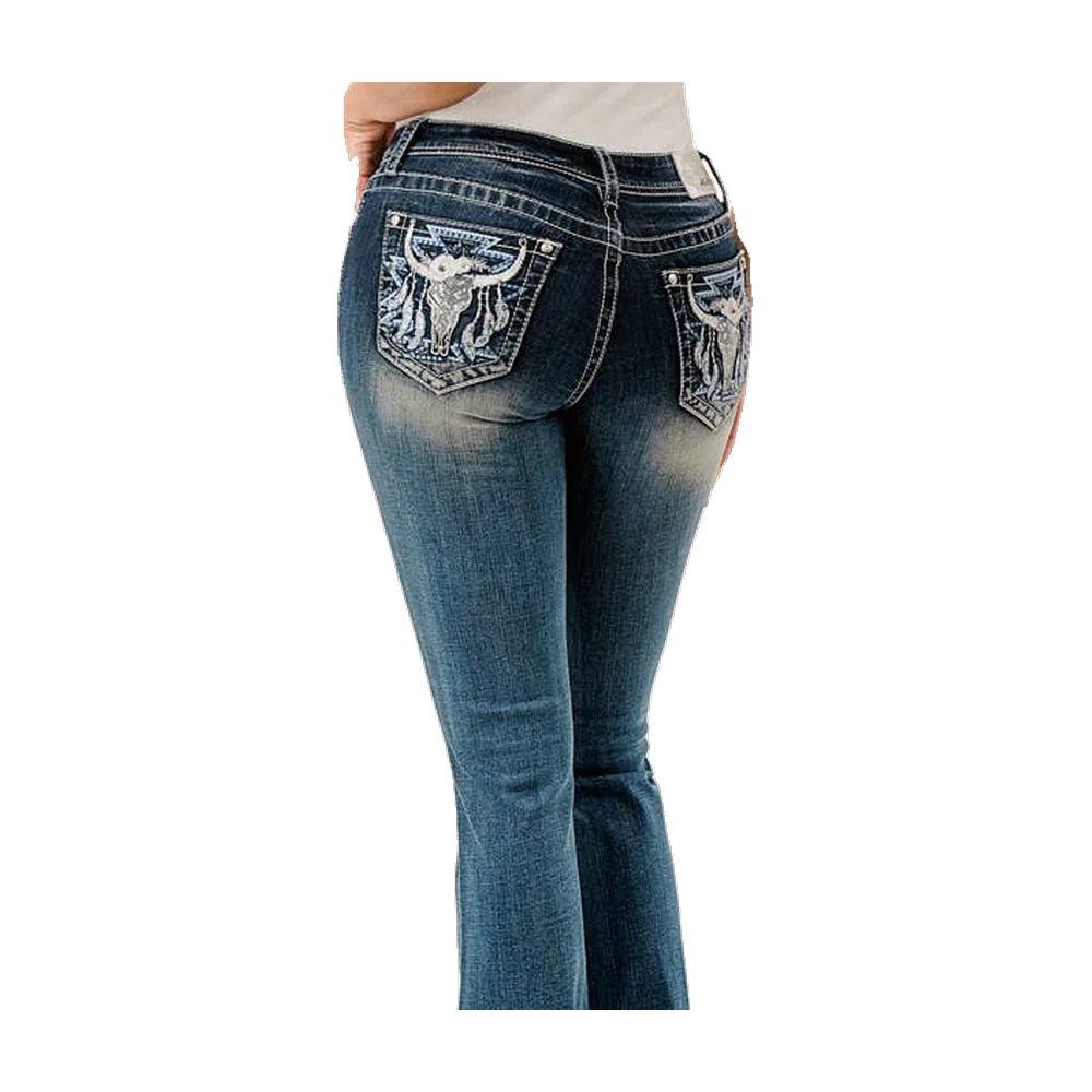 Longhorn Jeans Mid Rise Boot Cut