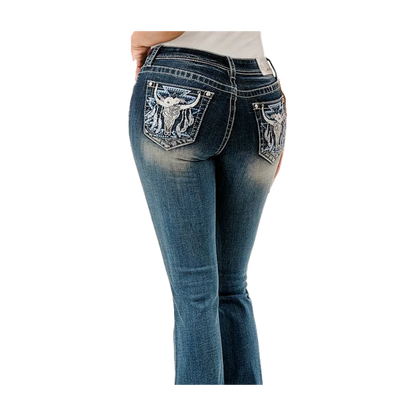 Longhorn Jeans Mid Rise Boot Cut