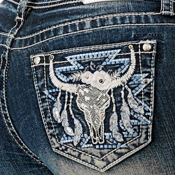 Longhorn Jeans Mid Rise Boot Cut