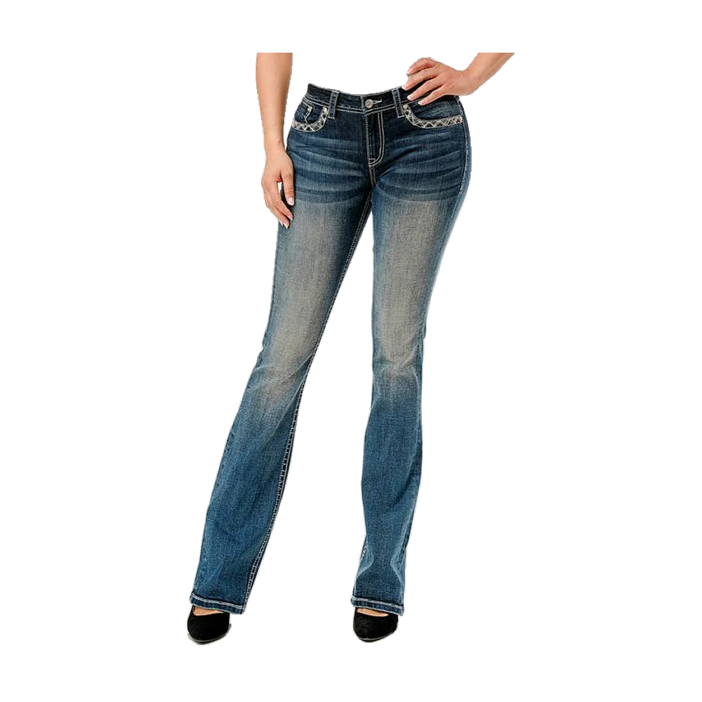 Longhorn Jeans Mid Rise Boot Cut