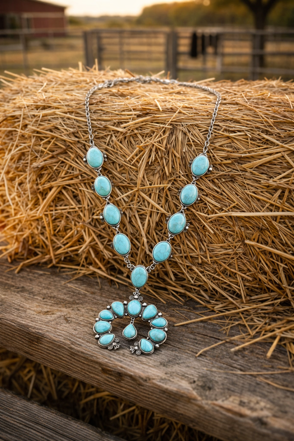 Halsband Najavo Turkos