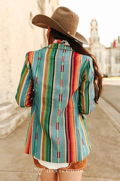 Jacuard Western Blazer