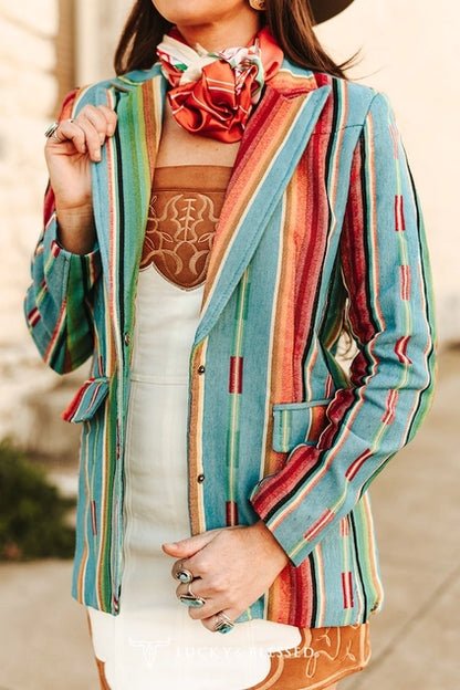 Jacuard Western Blazer