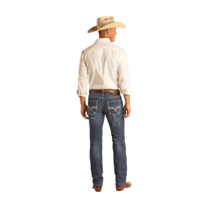 Rock&amp;Roll Denim Raised Straight Leg Jeans