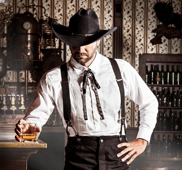 Joseph Vit  Western Skjorta