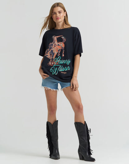 Lainey Wilson x Wrangler Work Oversized Tee