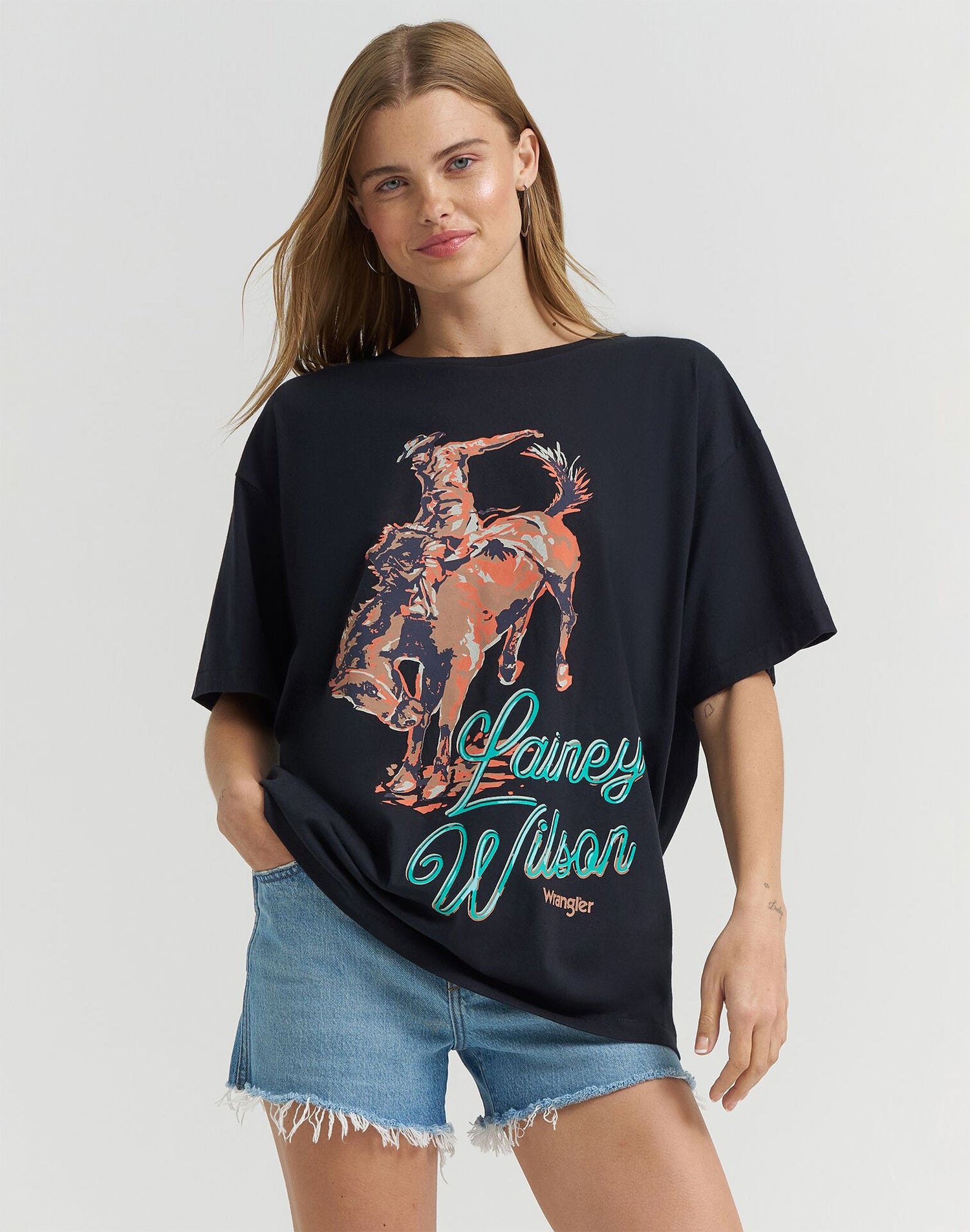 Lainey Wilson x Wrangler Work Oversized Tee