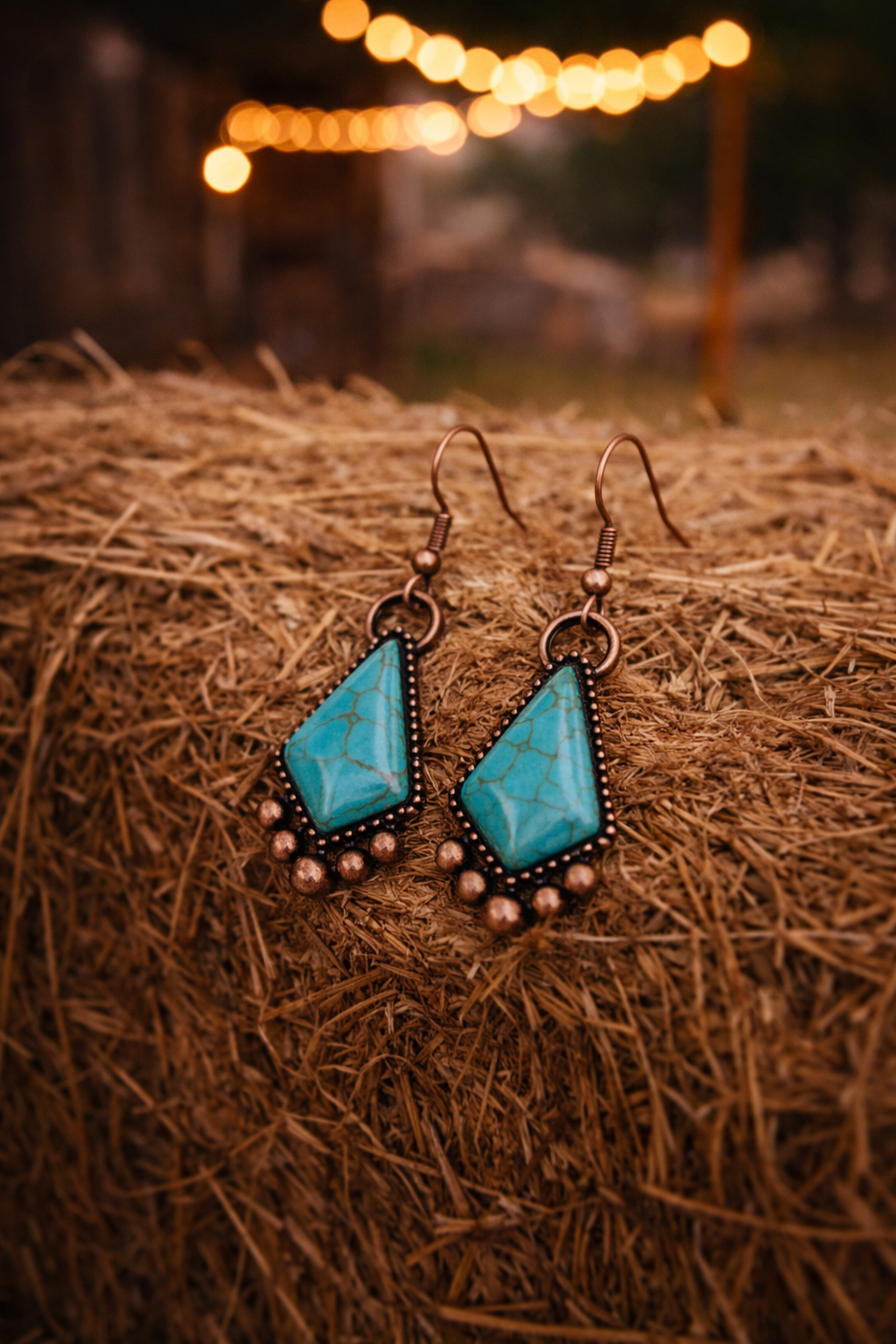 Copper Blue Örhängen