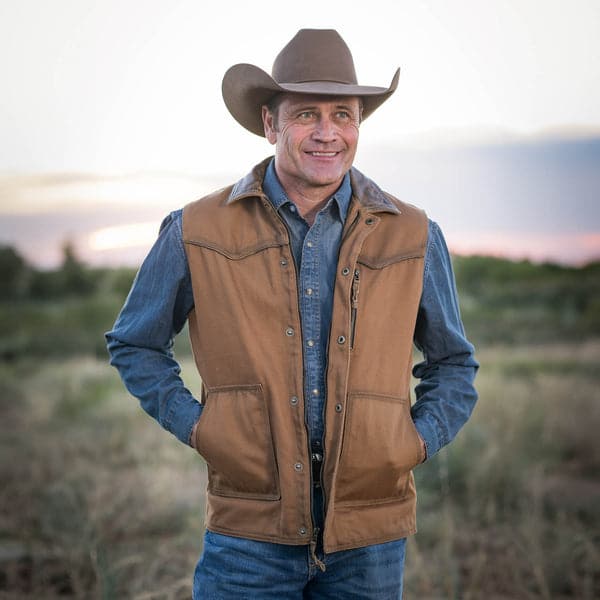 Owen Vest Brown STS Ranchwear