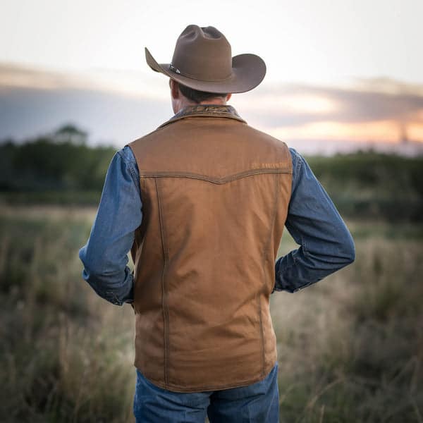 Owen Vest Brown STS Ranchwear
