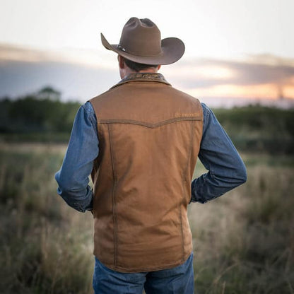 Owen Vest Brown STS Ranchwear